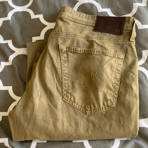 Mens AG khaki SUD pants